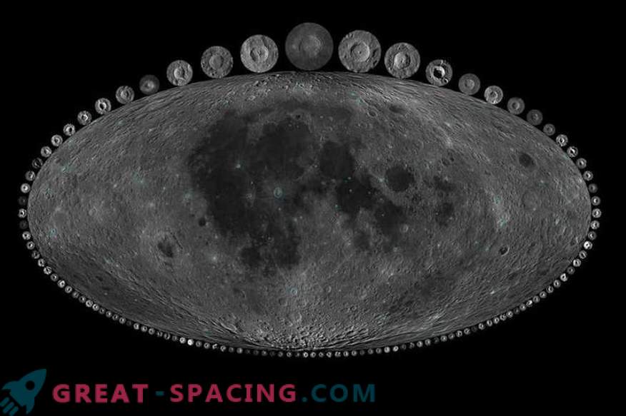 Kokie krateriai ant mėnulio gali pasakyti