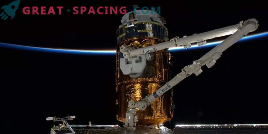 O Japão envia um coletor de lixo espacial para a ISS
