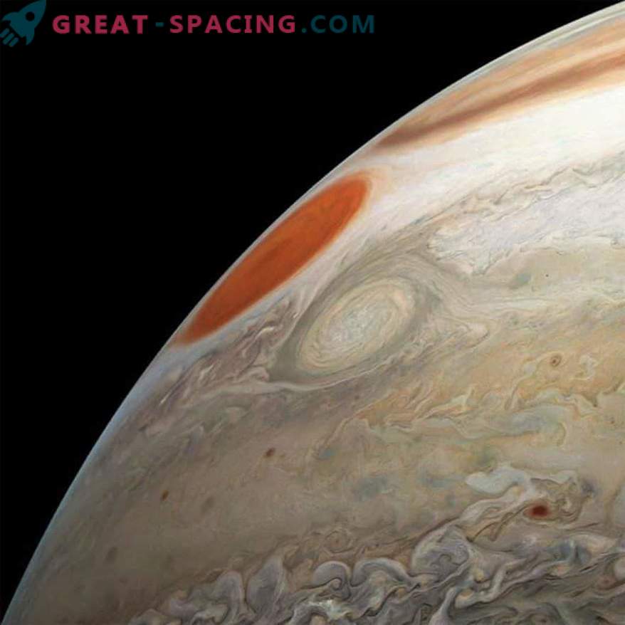 Jupiterio didelio masto audros NASA apžvalgoje
