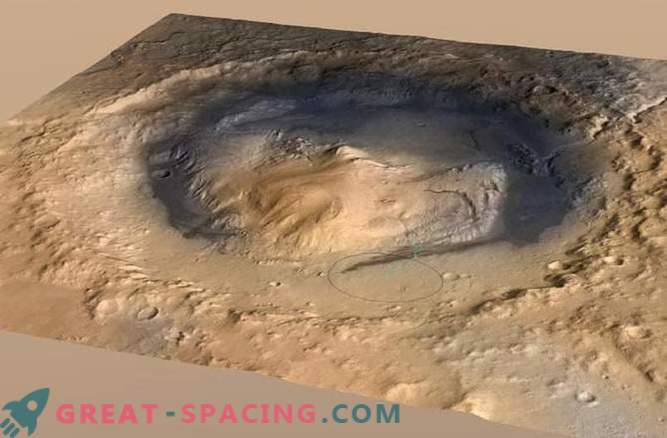 Paslaptingos Marso piliakalniai buvo skysčiu užpildyti krateriai