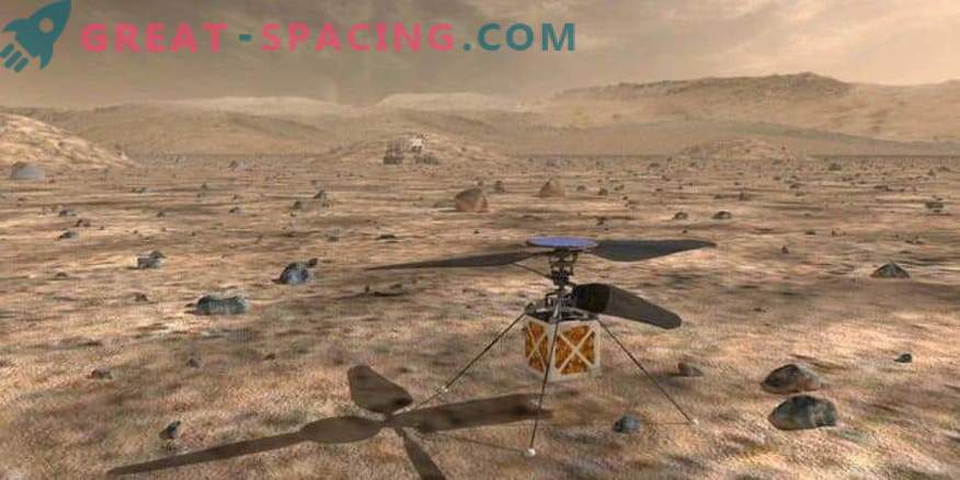 NASA planuoja atsiųsti mini sraigtasparnį į Marsą