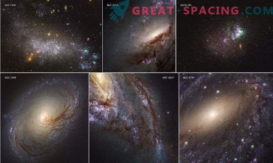 Mokslininkai išleido visapusišką kaimyninių galaktikų UV šviesos apžvalgą