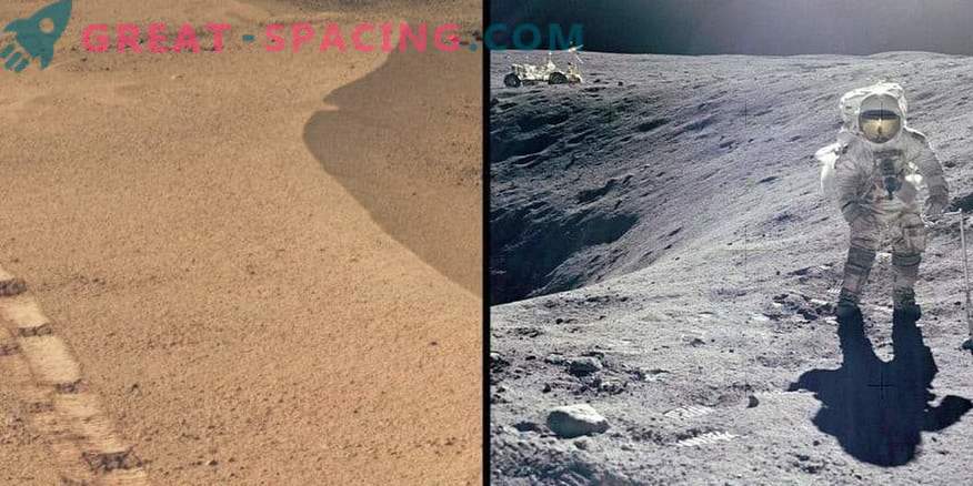 Marso krateris primena „Apollo“ mėnulio svetainę
