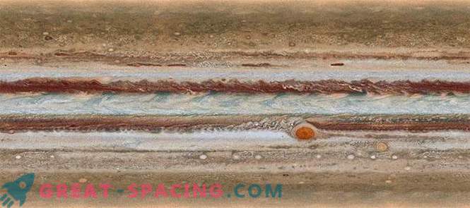 De Hubble-telescoop neemt Jupiter waar om een ​​dynamische kaart