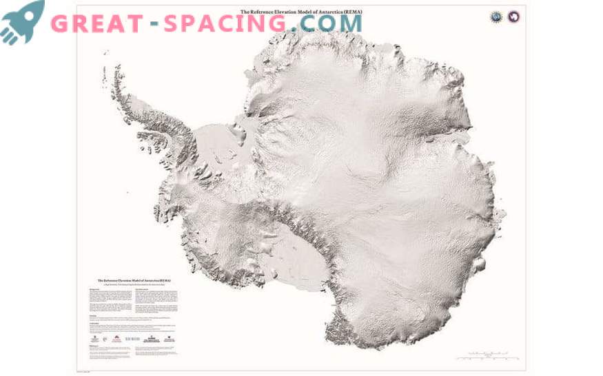 Nuostabi informacija apie Antarktidą naujajame didelės raiškos žemėlapyje
