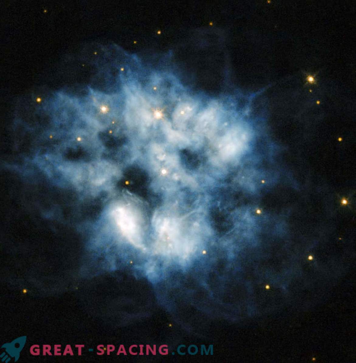 Supernovos liekana su galinga šilumos spinduliuote