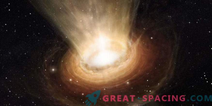 Masyvios juodosios skylės žvaigždės sugėrimas