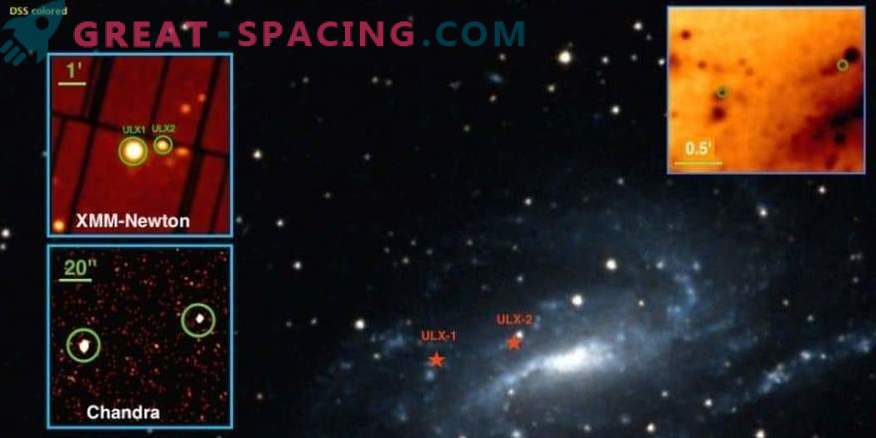 Du superlumininiai rentgeno šaltiniai galaktikoje NGC 925