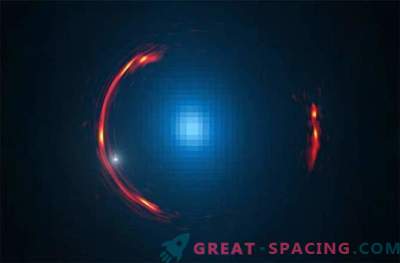 La matière noire d'une galaxie naine est cachée dans la déformation de l'espace-temps