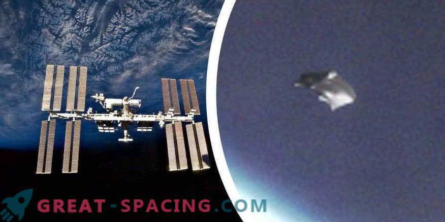 Nenustatytas objektas arba „kosminis pleiskanas šalia ISS. Ekspertų ir ufologų nuomonė