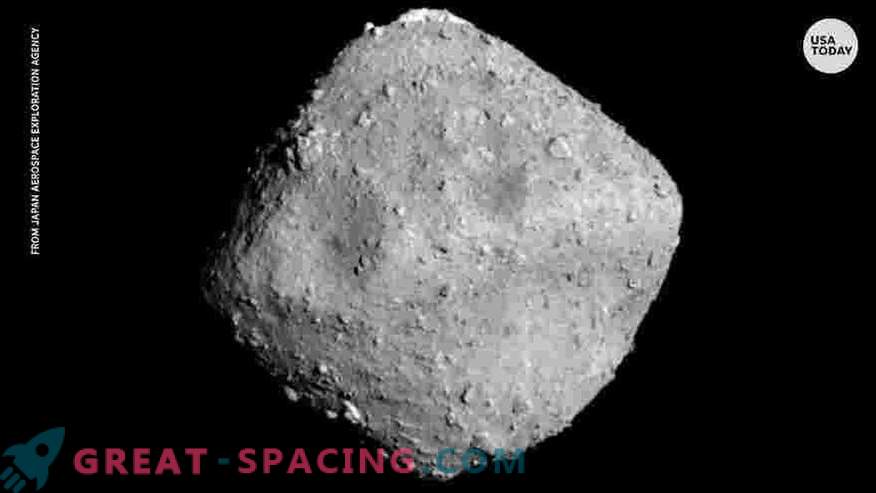 Bennu asteroido paviršiaus vandens ženklai