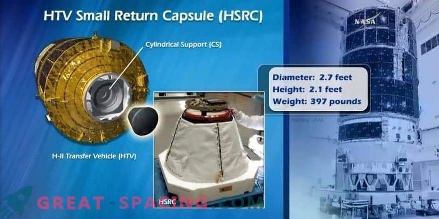 Japonijos kosmoso kapsulės prototipas išgyveno ugnies kritimą į Žemę
