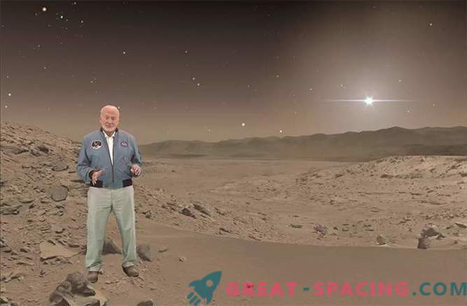Kaip Buzzas Aldrinas nuvažiavo į Marsą