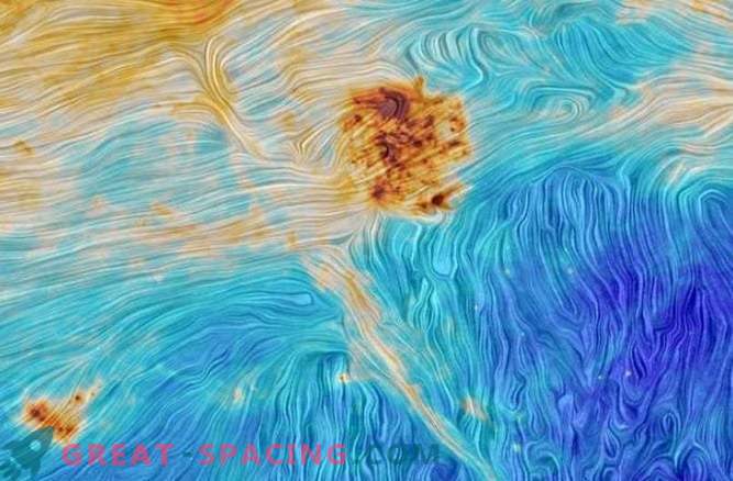 Magelano debesys per palydovo Plancko akis