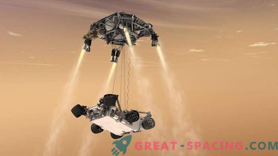 Ar ateityje Marso roveris nusileis iškrovimo metu?