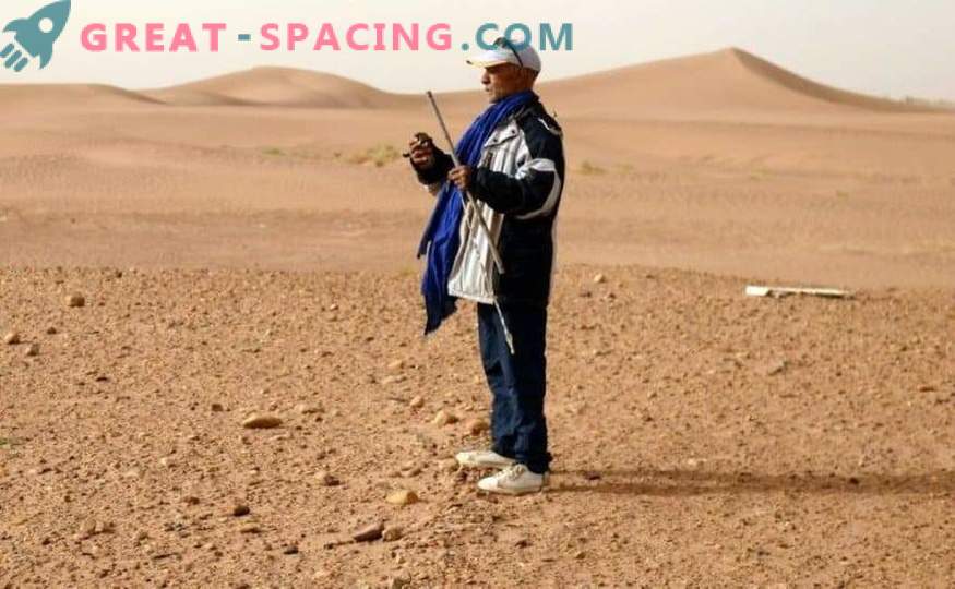 Maroko dykuma, nukreipta iš meteorų medžiotojų