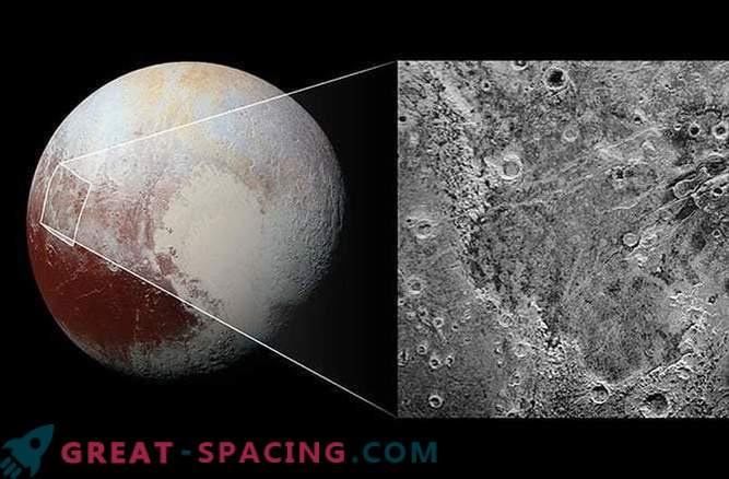 Kas išplėsta ledo gabalą iš Pluto?