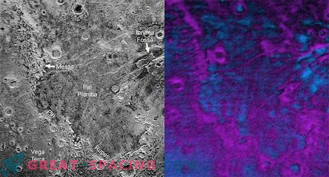 Kas išplėsta ledo gabalą iš Pluto?
