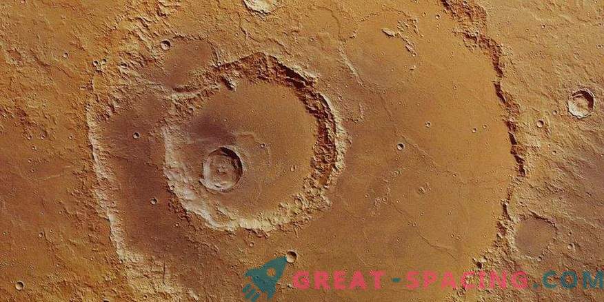 Atrado Marso planetos meteoritų kraterio kilmę