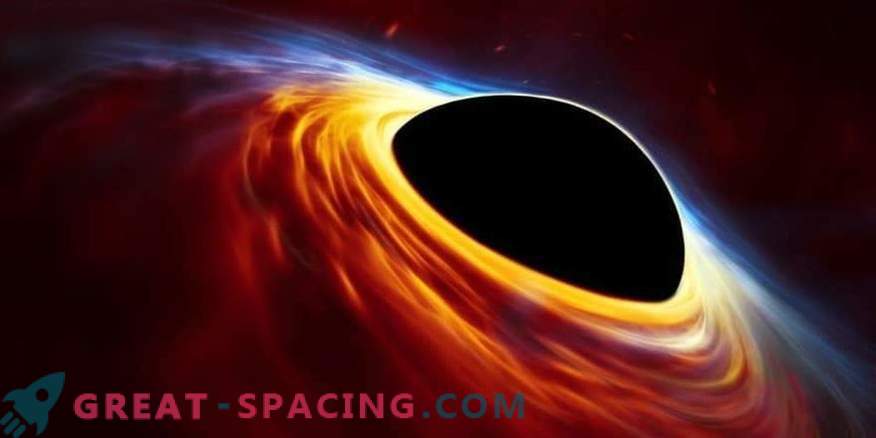 A fast-moving black hole kills a distant star