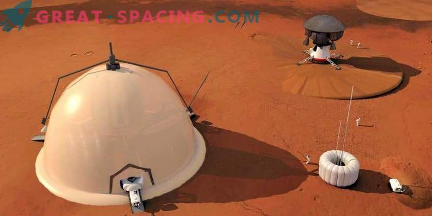 Marso kolonistai „adata“ gali įrengti planetos šiauriniame polyje