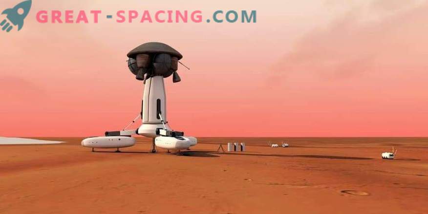 Marso kolonistai „adata“ gali įrengti planetos šiauriniame polyje