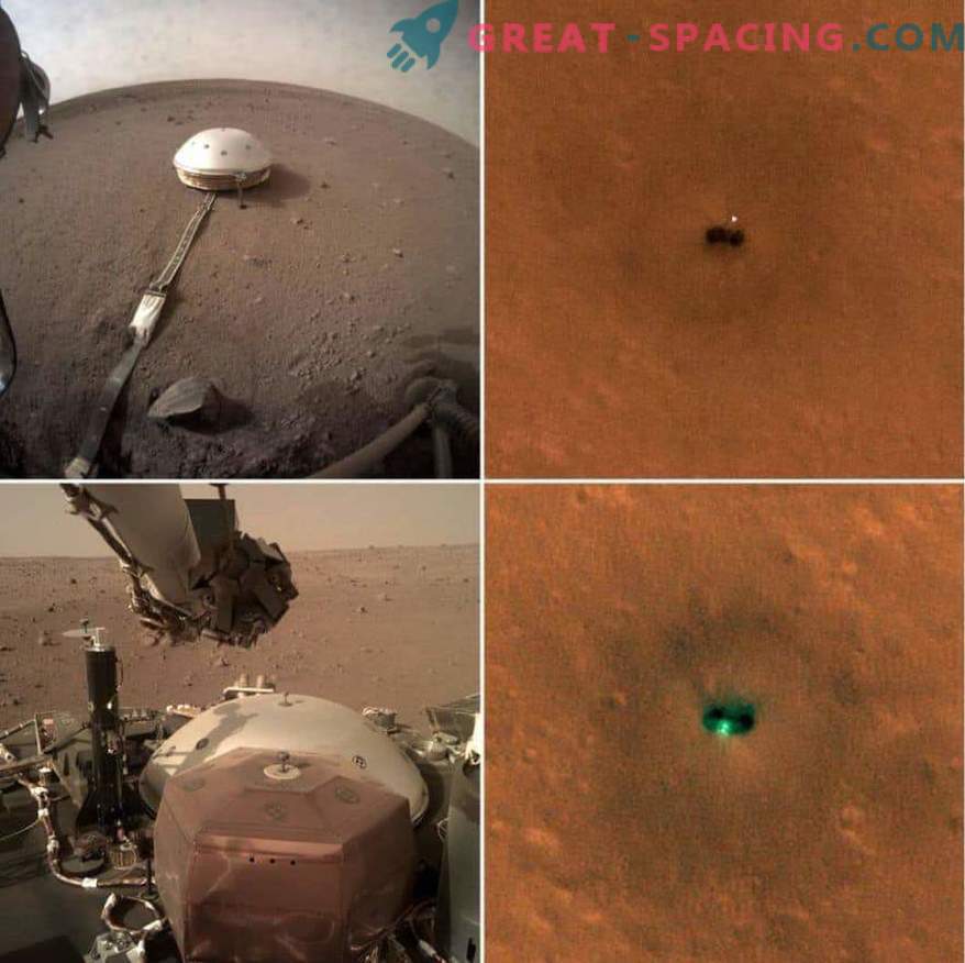 Naujos „InSight Mars“ aparato nuotraukos