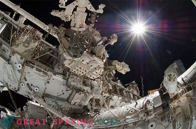 Astronautai darbe: astronautai padarė nuostabias nuotraukas