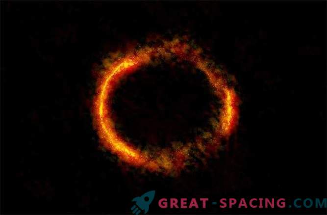 ALMA užfiksuoja nuostabų Einšteino žiedo vaizdą