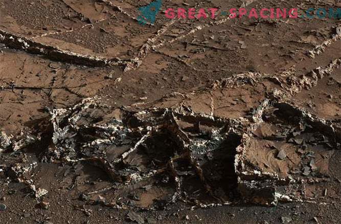 Marso senovės vandenų studijos „Rover Curiosity“: nuotrauka