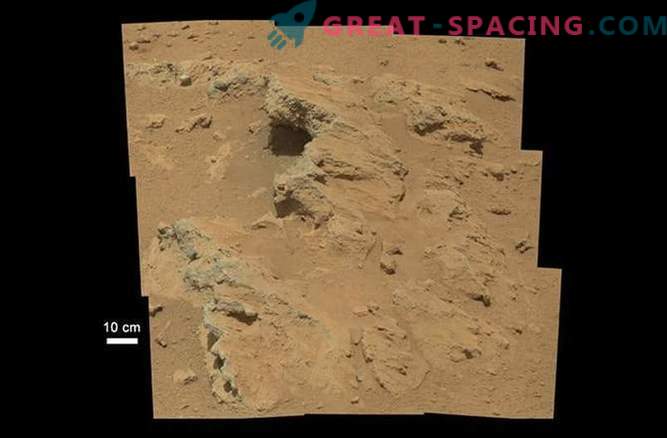 Marso senovės vandenų studijos „Rover Curiosity“: nuotrauka