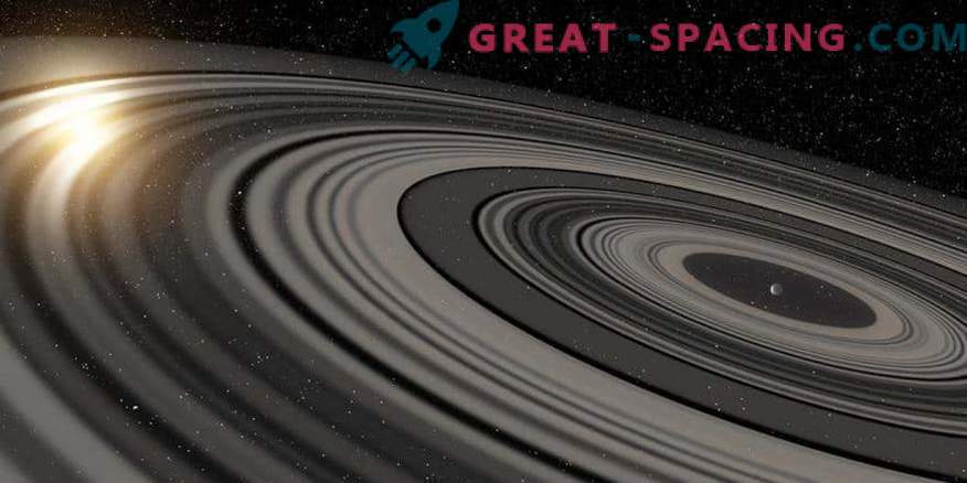Exoplanet aptikta žiedais, didesniais nei Saturnas