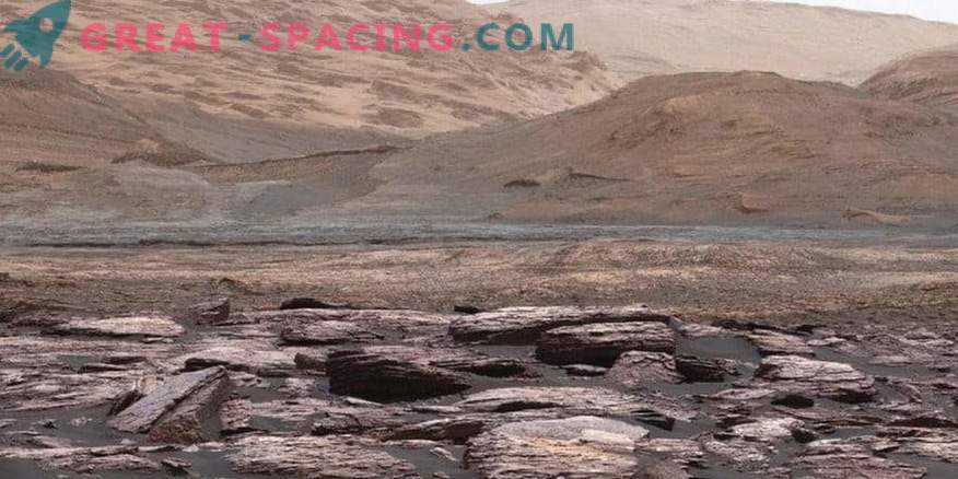 Smalsumas atrado keistą purpurinį uolą ant Marso