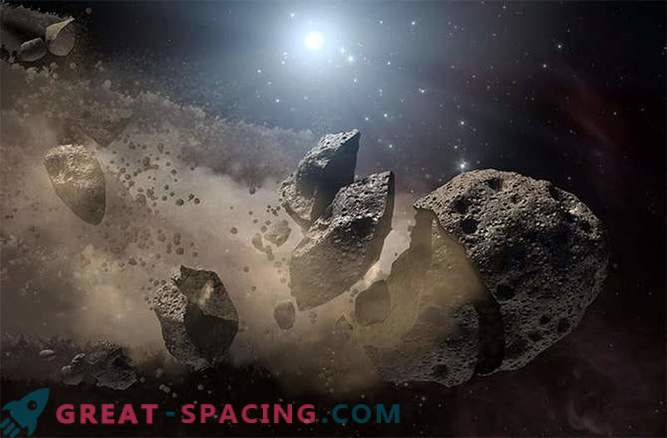 Asteroidams būdingas terminis nuovargis ir defragmentavimas