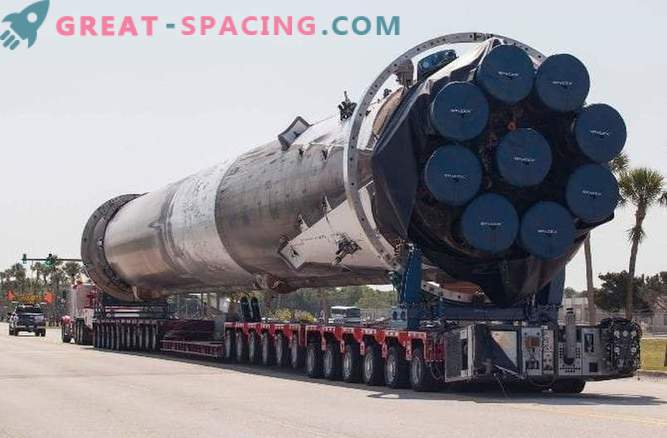 SpaceX raketas Falcon gavo didžiausią žalą
