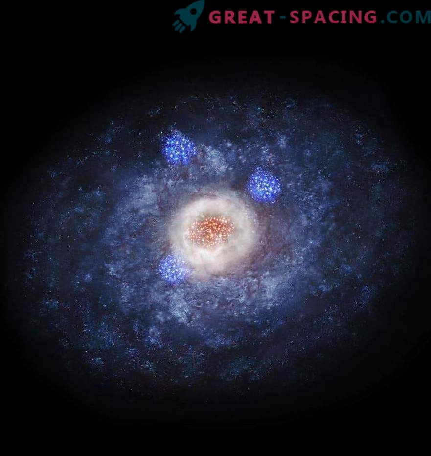 Sprogstamosios žvaigždės gimimas keičia galaktinę formą