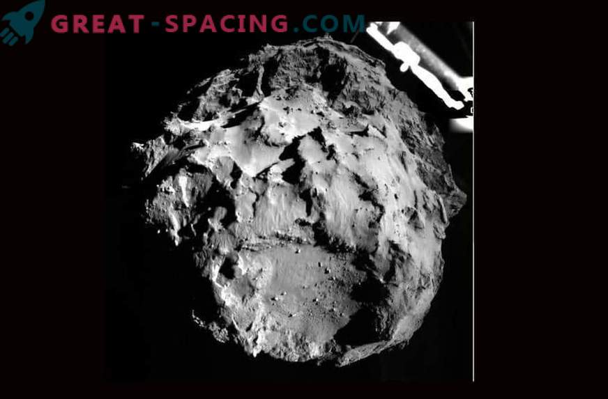 Rosetės nusileidimo modulis nusileido į kometą Churyumov-Gerasimenko