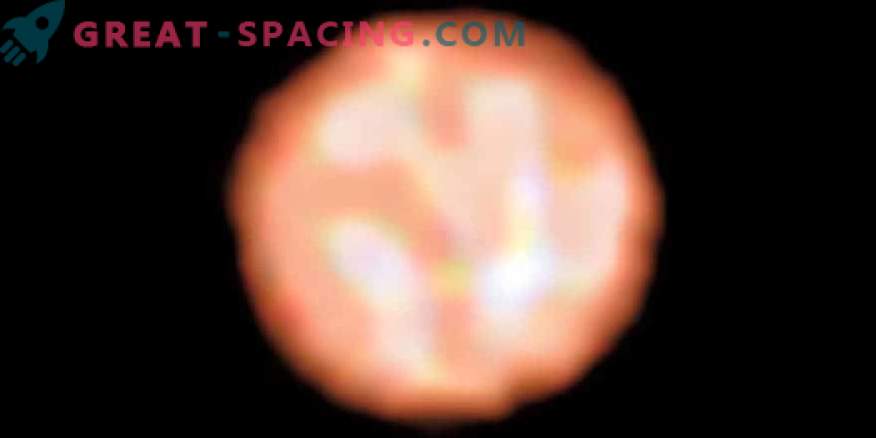 Pirmie detalizēti attēli par milzīgas zvaigznes virsmu