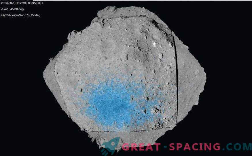 MASCOT Japonijos tūpimo įrankiai palietė Ryugu asteroidinį paviršių