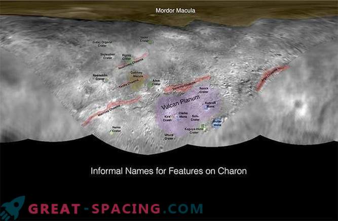 Nauji Plutono ir Charono vardai