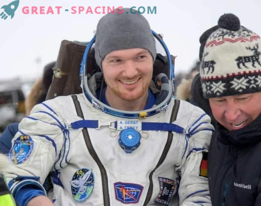 Astronautai grįžo iš ISS į Žemę