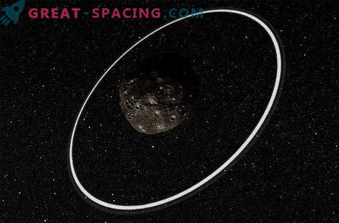Kaip žiedai buvo atrasti asteroidu. Nuotrauka