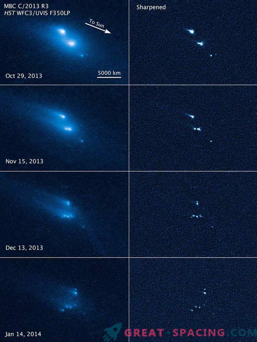 Hablas matė paslaptingą asteroido žlugimą