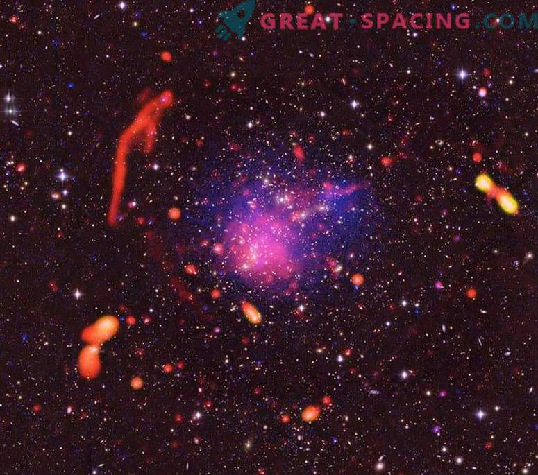 Fantastiska kollisionsresultat av galaktiska kluster