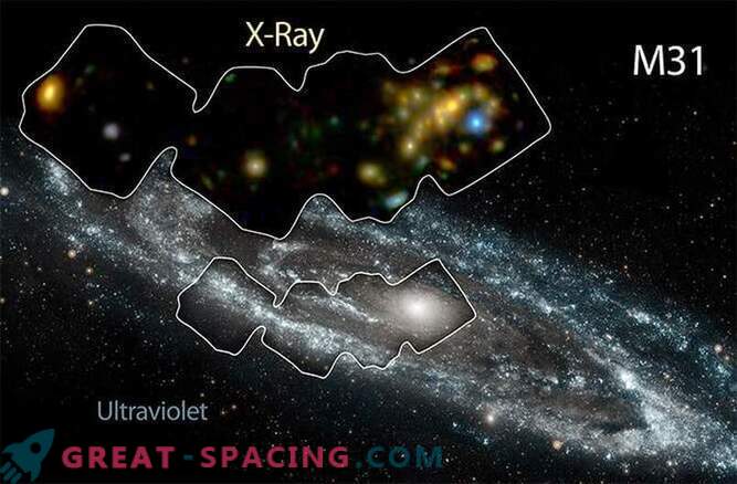 Andromedos galaktiką šildo rentgeno „krosnys“