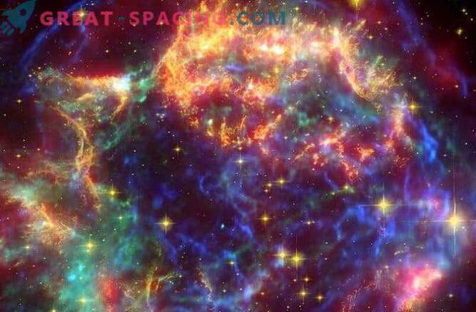 Svaiginantis supernova turi dujų apvalkalą