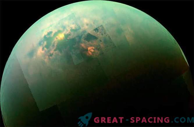 Cassini zag een zonnige dag op de zee van Titan