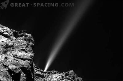 Šiandien Comet Rosetta išmeta ryškiausią purkštuvą